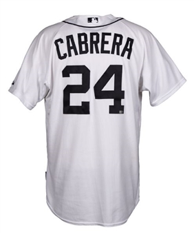 2013 Miguel Cabrera Game Used Home Run Detroit Tigers Jersey from MVP Season (MLB Authenticated)